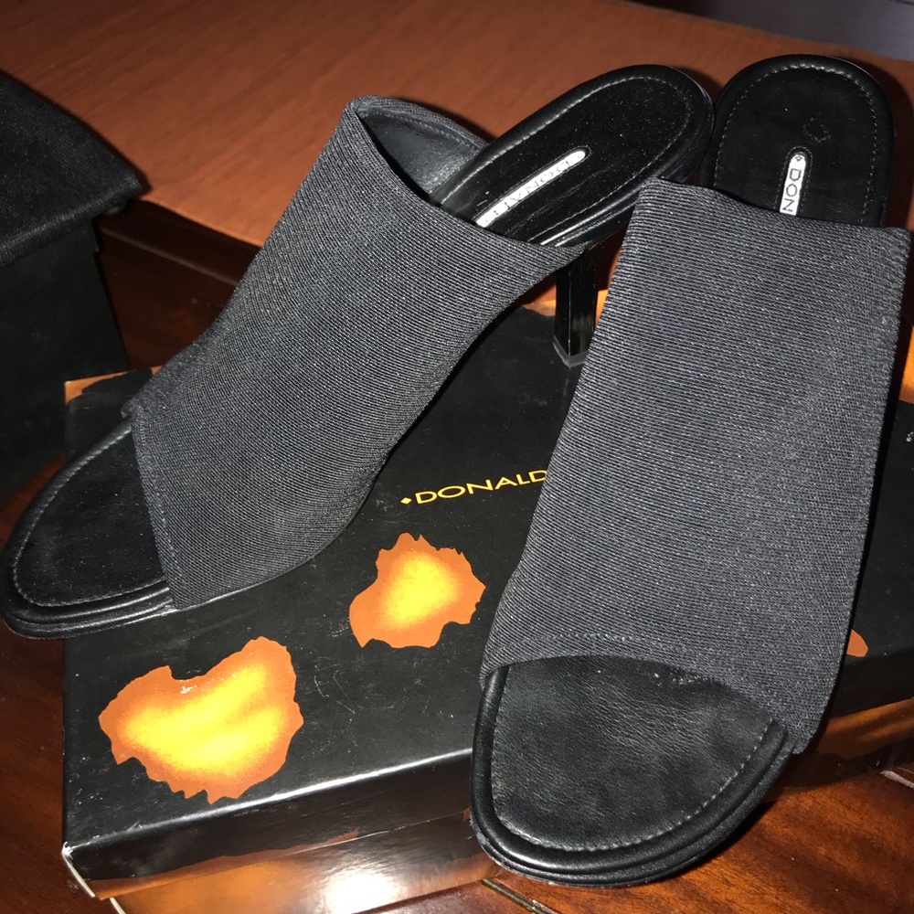 Donald J. Pliner open toe heels